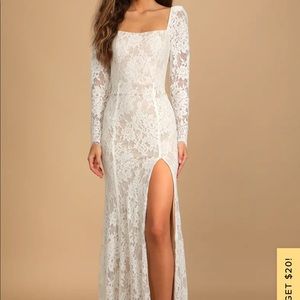 Lulu’s— Mermaid Maxi Dress (S)